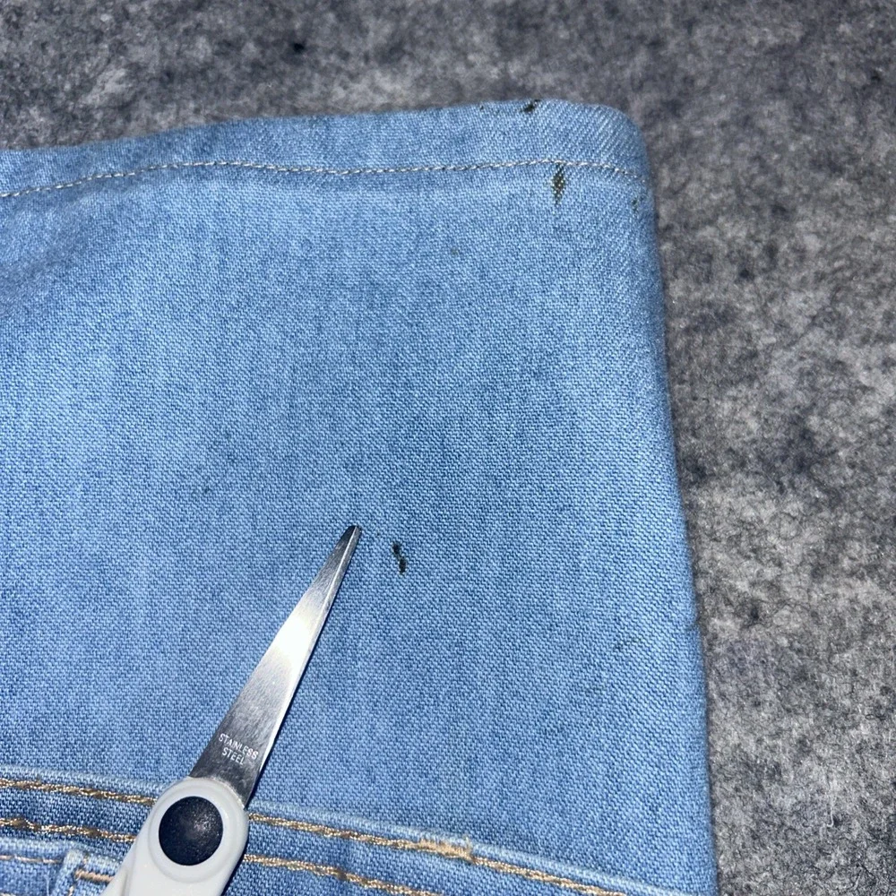 Vintage Levis Skosh More Room Jeans Mens 38x32 Chambray Trousers Pant Orange Tab